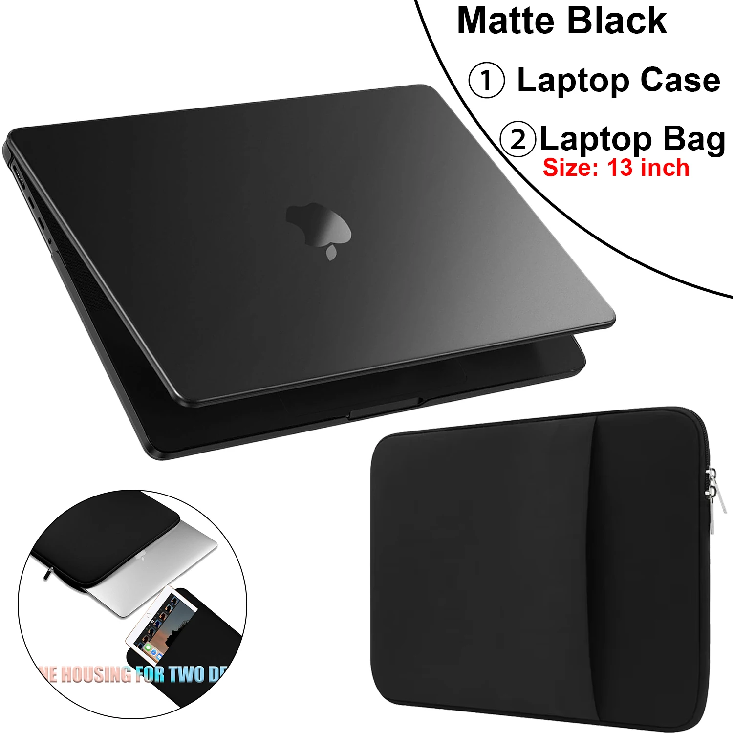 Sleek Matte Laptop Case for MacBook Air 13.6-inch