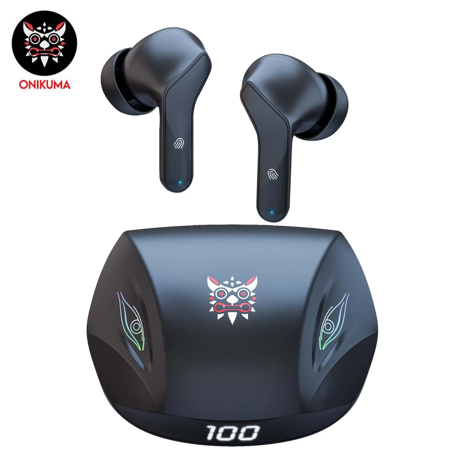 

ONIKUMA TWS Headphone Bluetooth Gaming Earphone Wireless Earbud Low Latency Waterproof Sport Headsets Noise Reduction with Mic