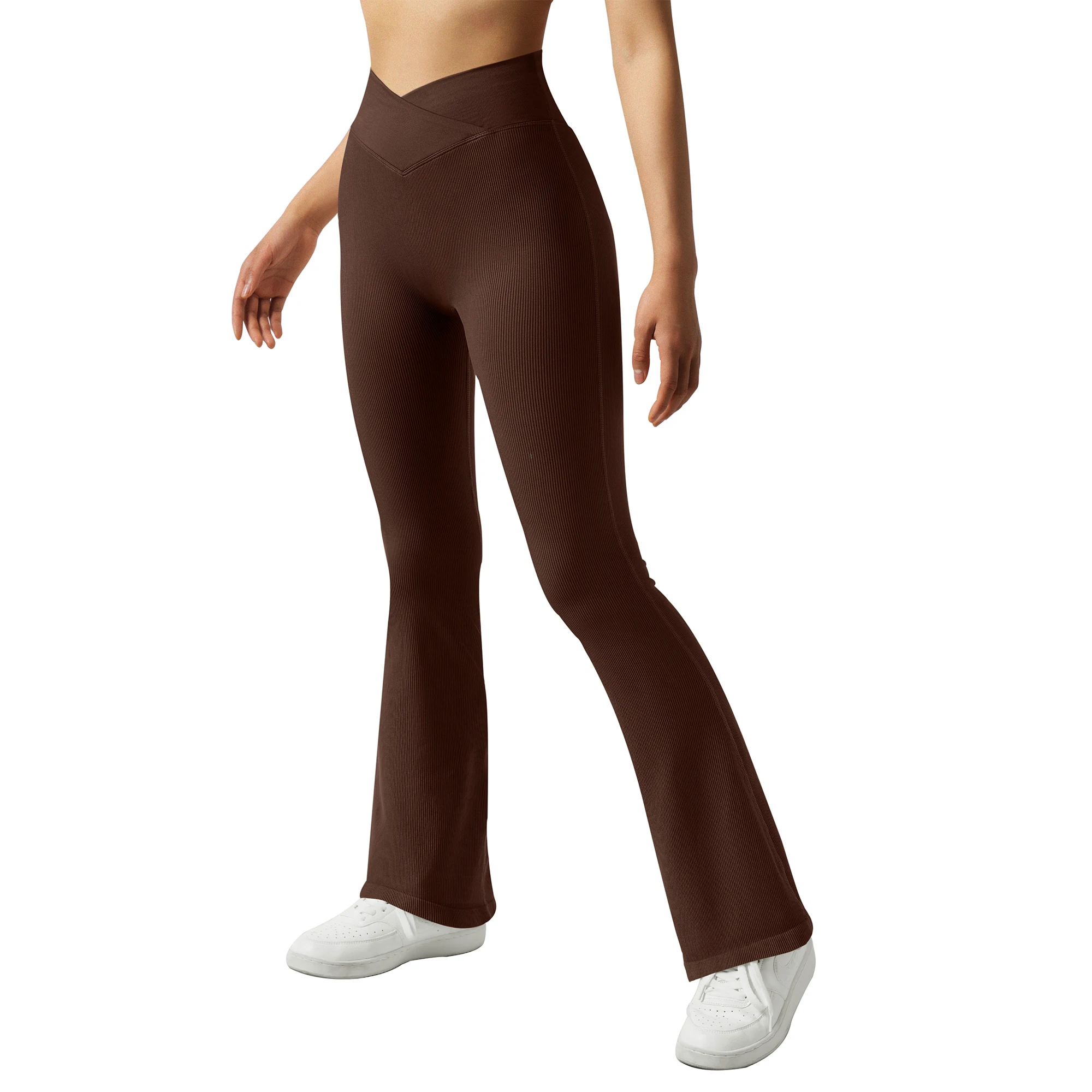 سراويل يوجا ضيقة للسيدات سراويل يوجا مضيئة على الط...