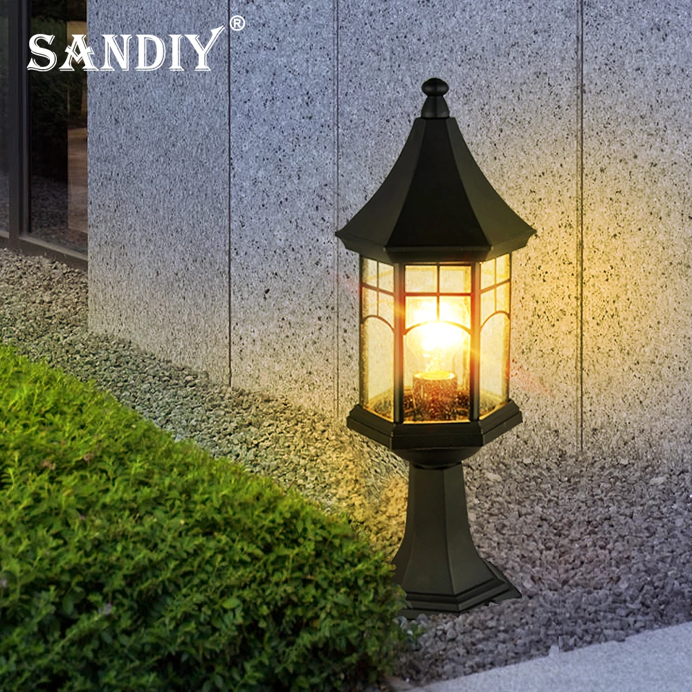 Outdoor Post Light Fixture with Pier Mount Base Wall Lamps Porch Led Lighting for House Gate Patio Exterior Sconce Glass Shade patio umbrella side holder outdoor umbrella base umbrella clamp mount bracket adjustable railing umbrella mount outside for