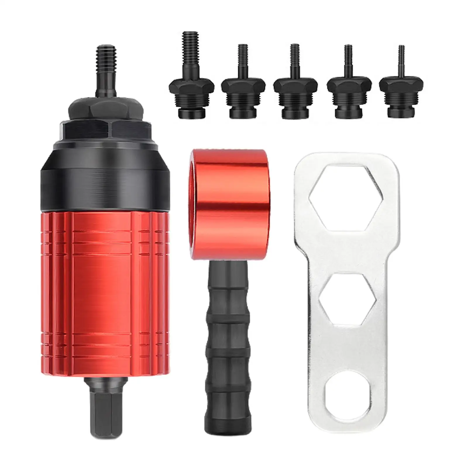 Electric Rivet Nut Gun Adapter M3 M5 M6 M8 Automatic Insert Threaded Non-Slip