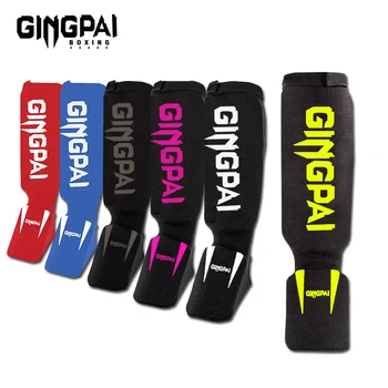 Cotton Boxing & MMA Shin Guards – Instep & Ankle Protector for Martial Arts 1