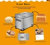 17 In 1 650W Automatic 1KG Capacity Bread Maker Smart Nuts Fruits Dispenser Dough Kneading Machine 6