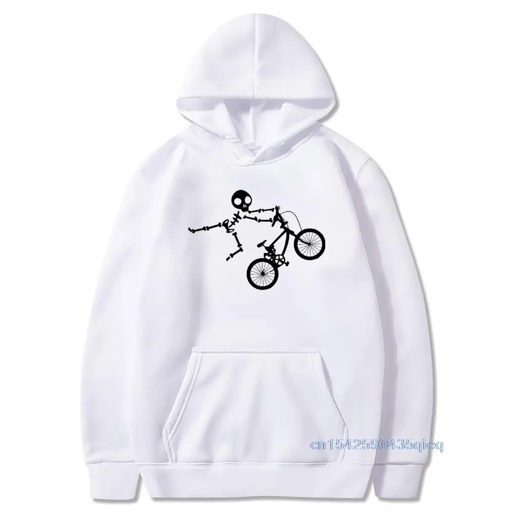 

Novel Latest Skeleton Alien BMX Cycle Bike New Hoodies Custom Long sleeve Hooded Fall Pure Polyester Hoodies for Men