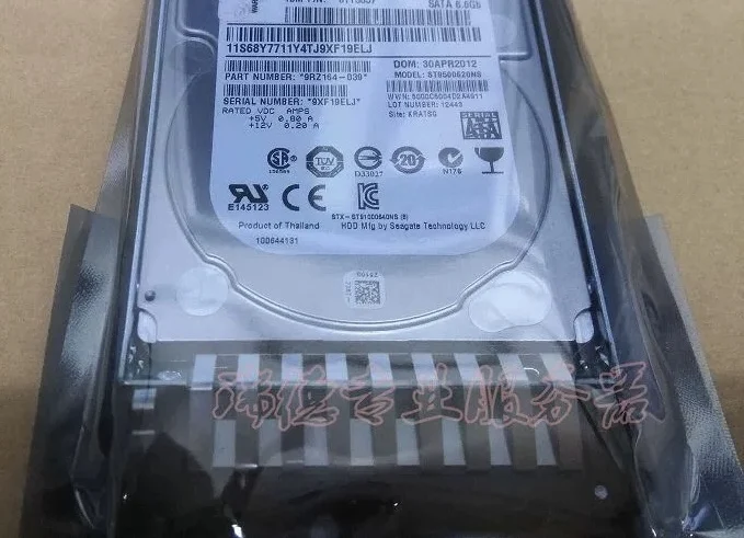 

Для нового жесткого диска сервера 81Y9727 81Y9726 500G 500GB 7200 2,5 SATA