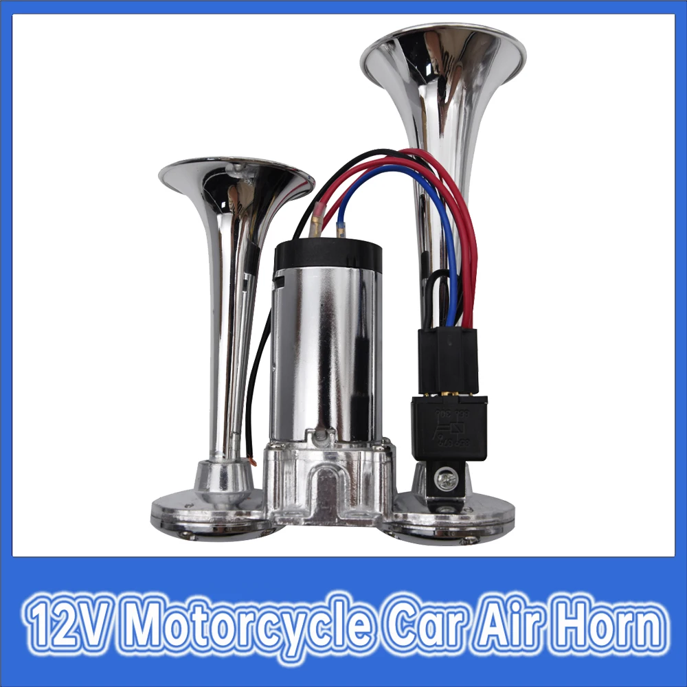 YIYIDA Klaxon De Voiture Air Horn 150dB Président Haut-parleur 450mm