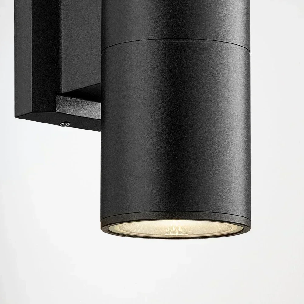 Black up down outdoor LED Wall light 10W 18W porch garden waterproof home lighting outdoor