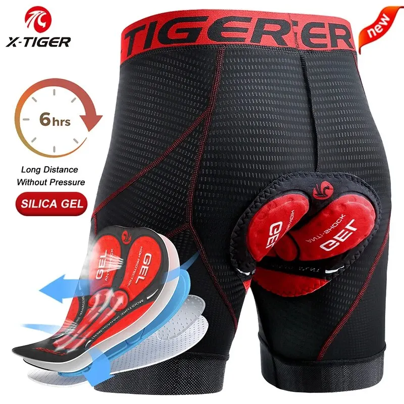 Cycling underwear Cycling shorts breathable mesh gel pad shockproof MTB bike