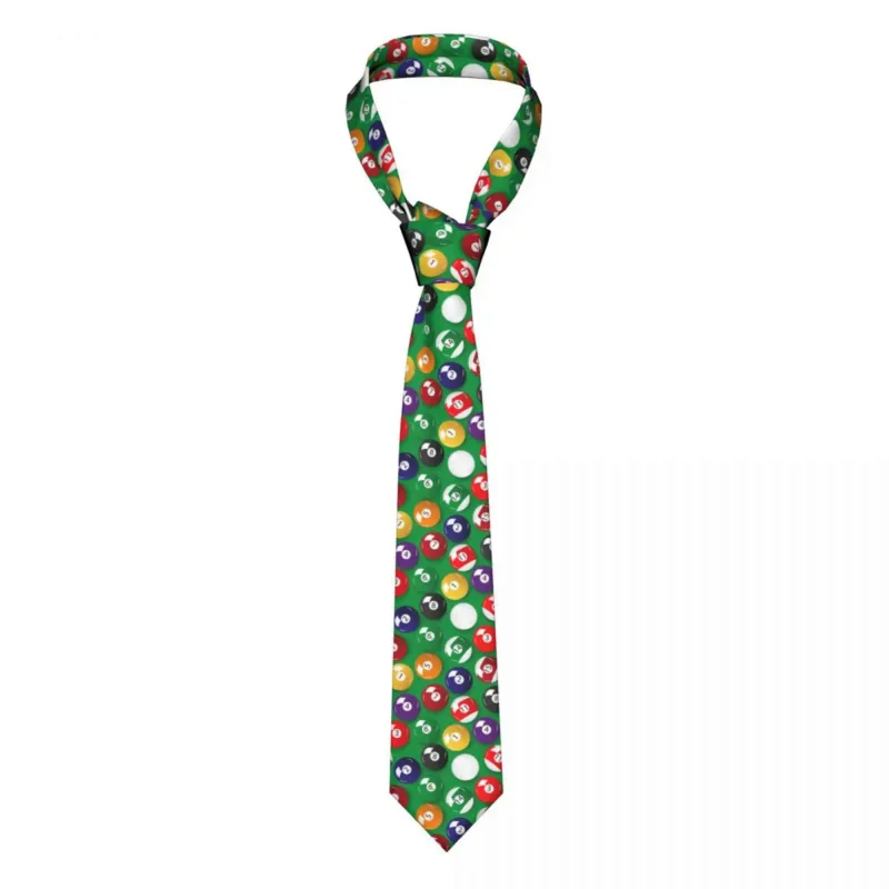 

Набор цветных галстуков с бильярдными шариками галстук унисекс из полиэстера 8 см галстуки для шеи для мужчин модные узкие рубашки аксессуары галстук для офиса
