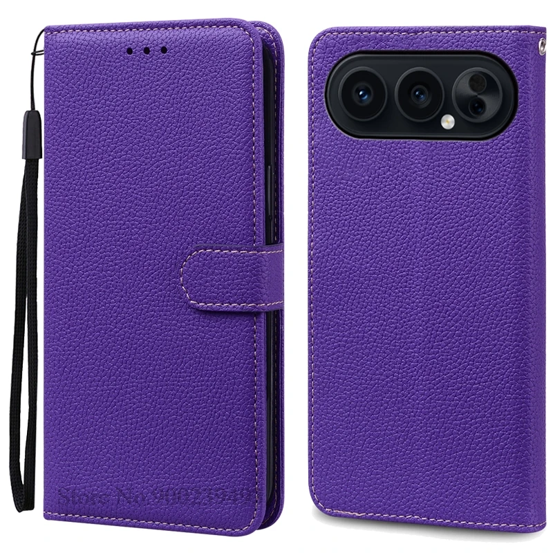 Leather Wallet Flip Case - Stand & Protective Book Cover