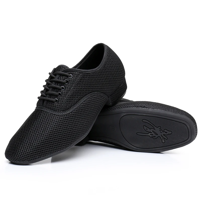 USHINE Men's Ballroom Dance Shoes Latin Tango Morden Rumba Social Dance Shoes Low Heel 6