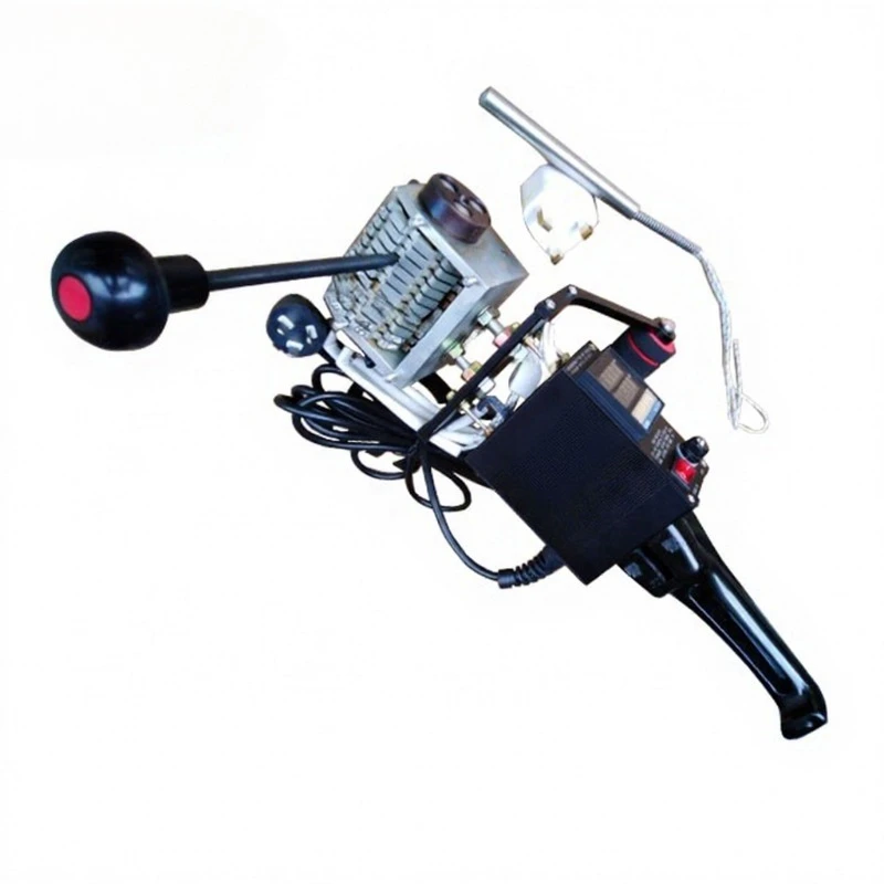 Handgehaltener elektrischer Lötkolben mit rotierender nummerierter Matrize zum Sequennen