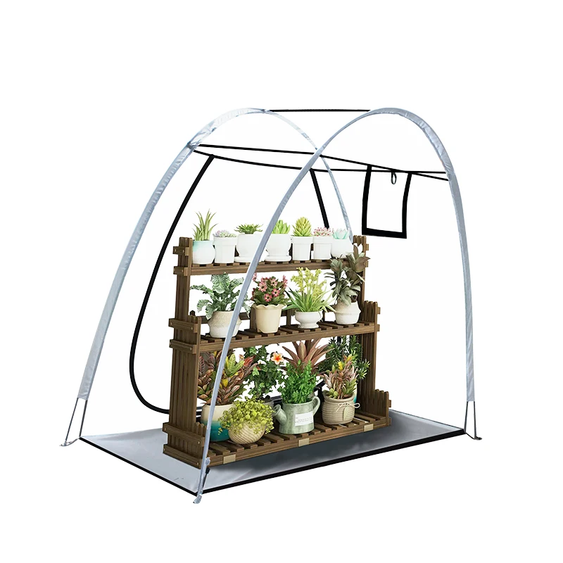 Clear PVC Garden Plant Tent 6