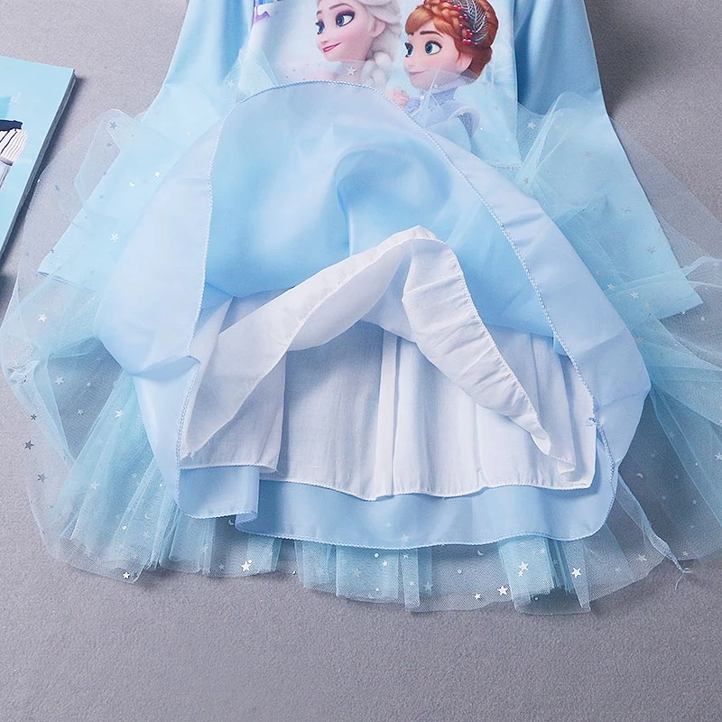 Vestidos de otoño para niñas, Vestidos de Elsa de Frozen, fiesta de ...