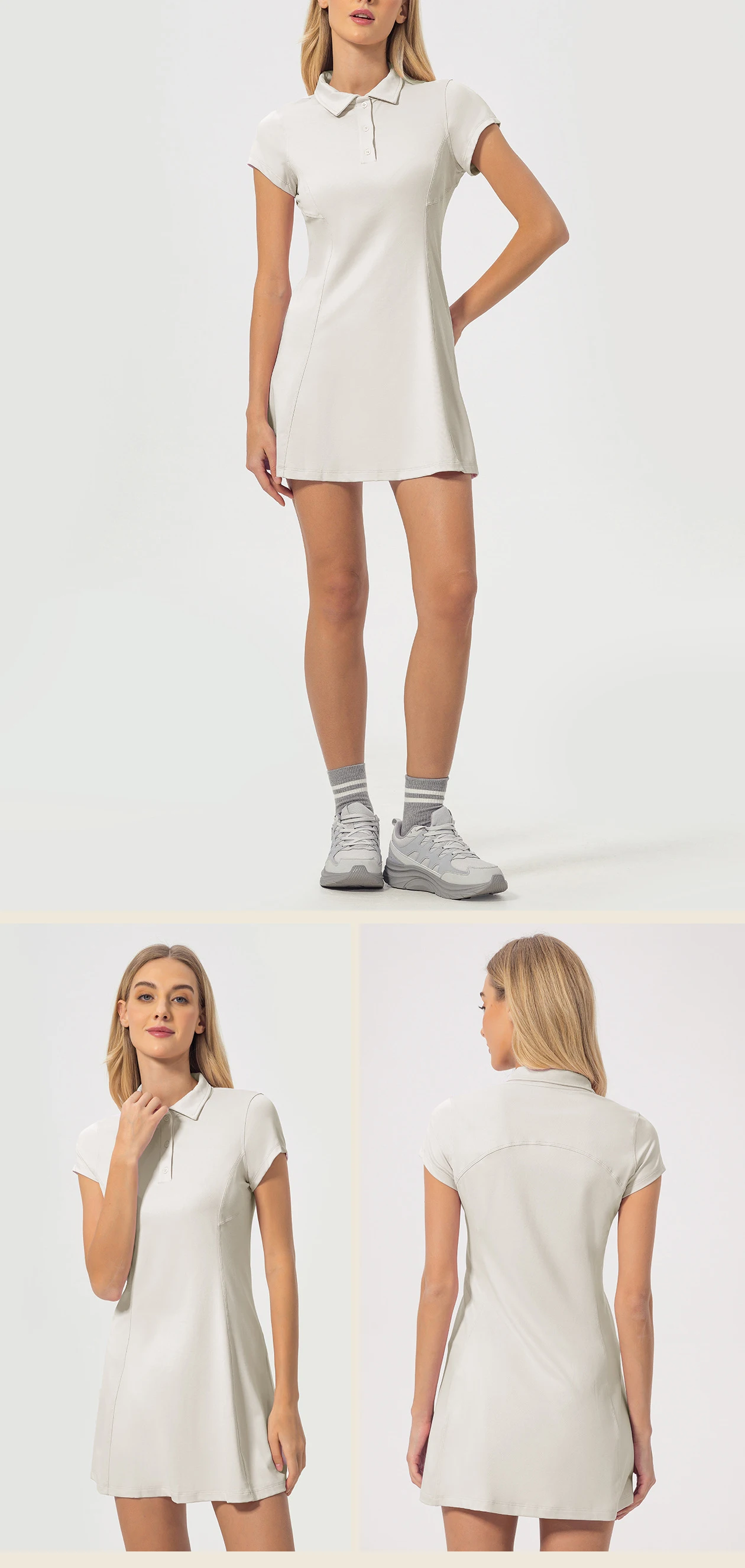 Tennis Skirt Polo Shirt Sports Jumpsuit Shorts Yoga Tight Fitting Fitness Dance