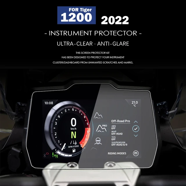 Film de Protection pour Tiger 1200 2022, accessoires pour tableau de bord  de moto, compteur de vitesse, écran de Cluster à gratter pour Tiger 1200 -  AliExpress