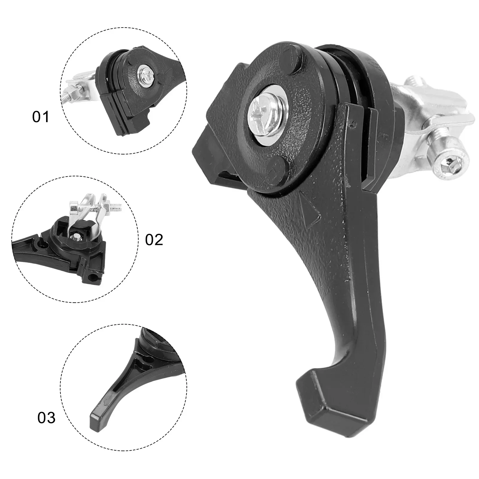 Universal Throttle Lever Assembly 19mm Handlebar Fits For Lawnmower Rammer Rotovator Lawn Mower Replacement Accessorires 1 Pcs
