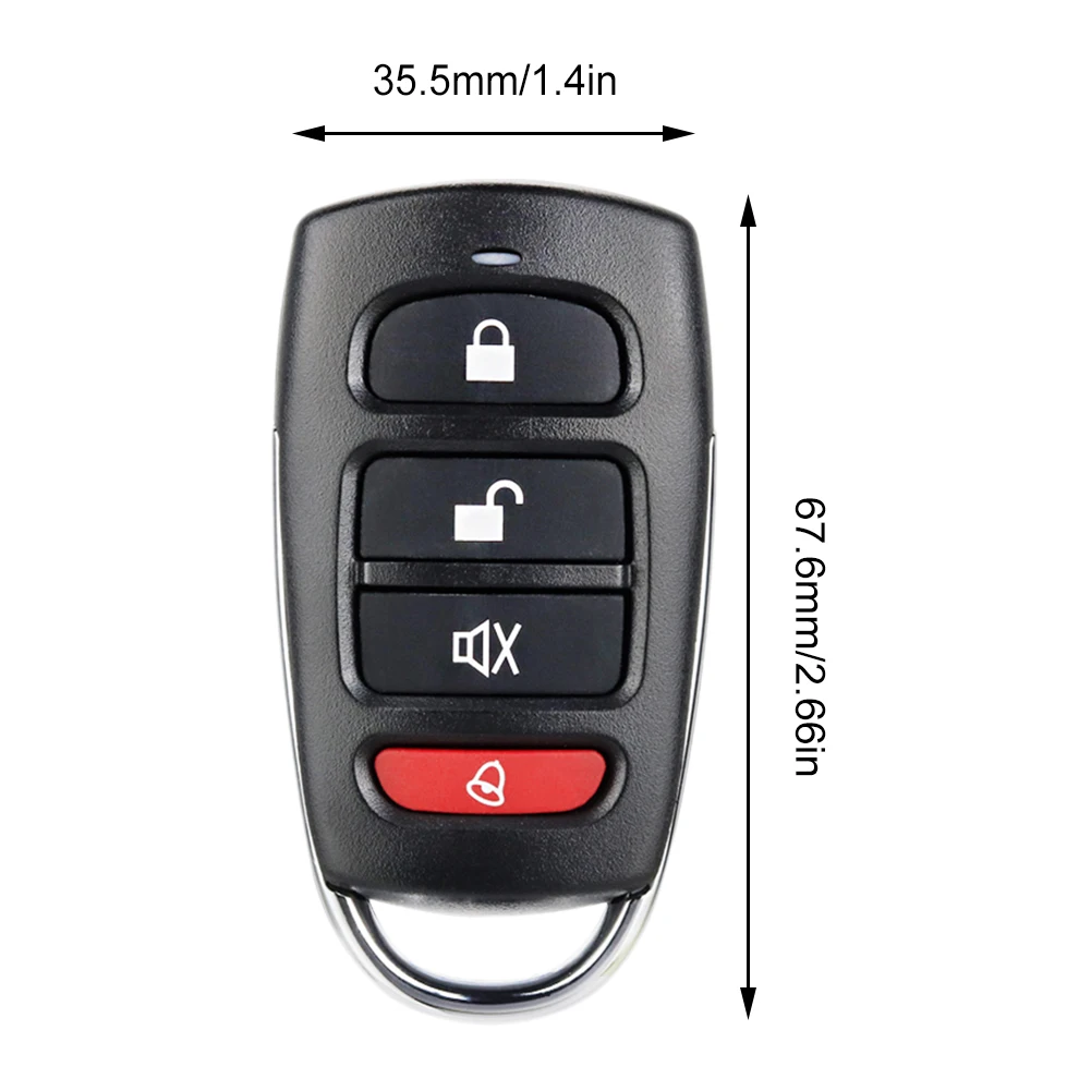 315MHz/433MHz Clone Remote Control Universal Garage Door Gate Opener Fixed Learning Code Wireless Clone Switch for Electric Gate