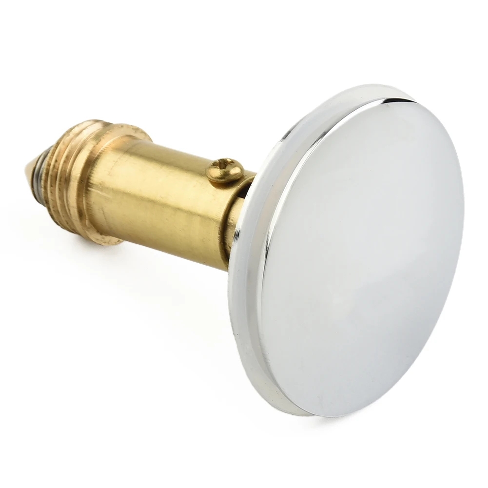 

Durable High Quality Sink Plug Spring Bolt Brass Chrome Clack Spring Bolt Gold Wastes 38MM For Most Bathroom Basin