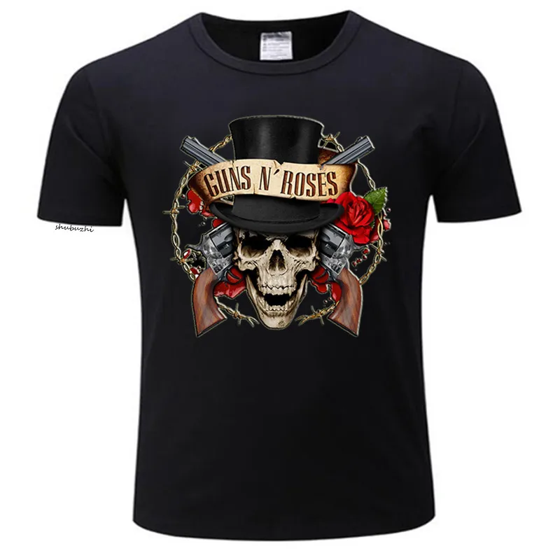 Roses Men Shirt Guns N Roses Shirt Black | Guns N Roses Shirts - N Logo Aliexpress
