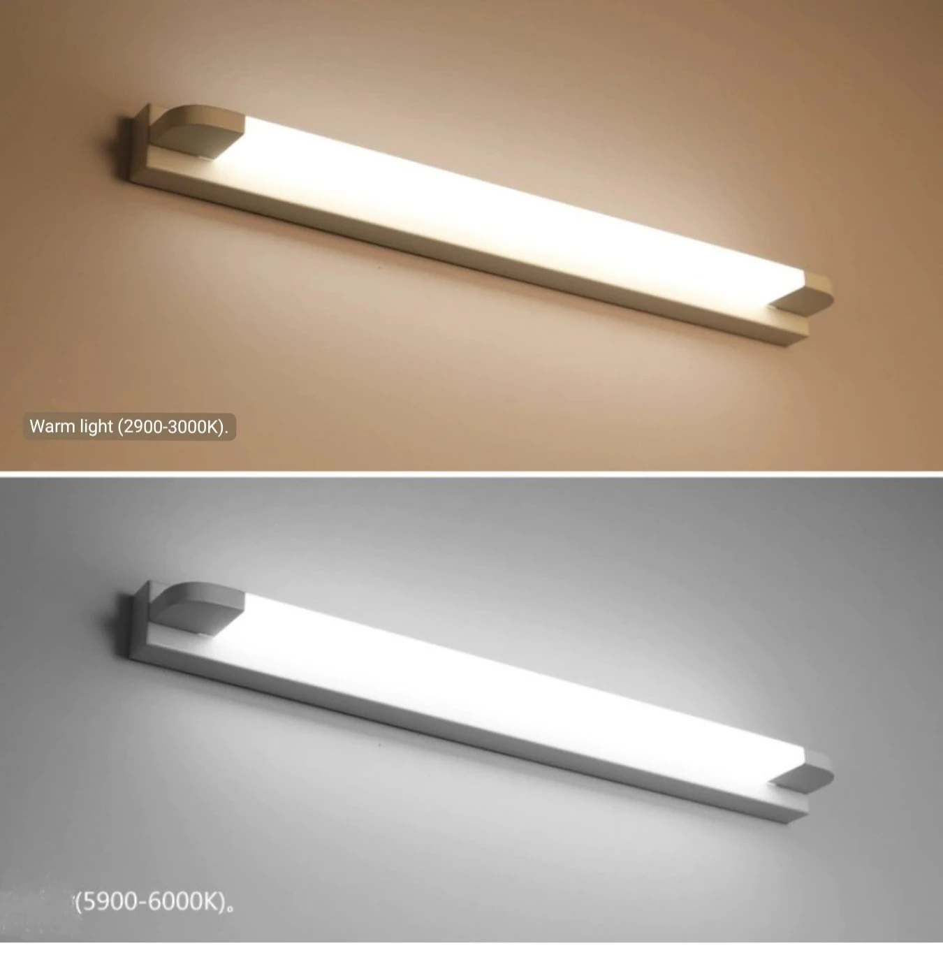 

Настенная искусственная акриловая зеркальная лобная лампа, современные минималистичные светильники для ванной комнаты, декор для отеля, ночник