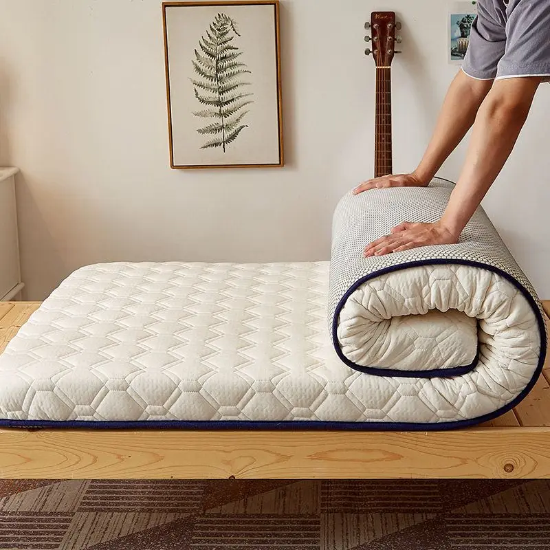 슬리핑 텐트 매트리스, 여름 토퍼, 캠핑 천연 매트리스, 편안한 이불, 일본 파라 도미르 가구 침실, 무료 배송 