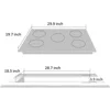 Kitchen cooktop, sealed 5-burner cooktop, stainless steel cooktop, kitchen workstation cooktop, kitchen cooktop 3