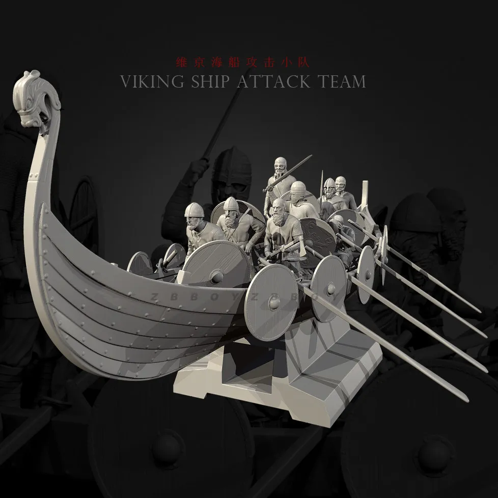 남자의 높이 25mm 38mm 50mm 수지 모델 키트 자체 조립 및 도색(3D 프린팅)TD-7652/3D