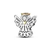 2024 New 925 Silver Jesus Cross The Holy Bible Pendant Charms Beads Fit DIY Original 3mm-5mm Bracelet By Women Gift 6