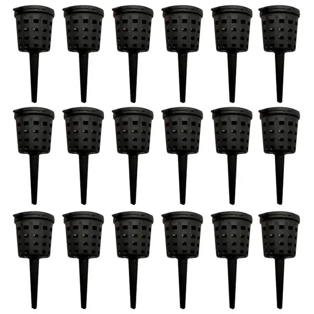 50Db Műtrágya Kosarak Fedéllel Hordozható Műanyag Doboz Bonsai Tartály - Image 2