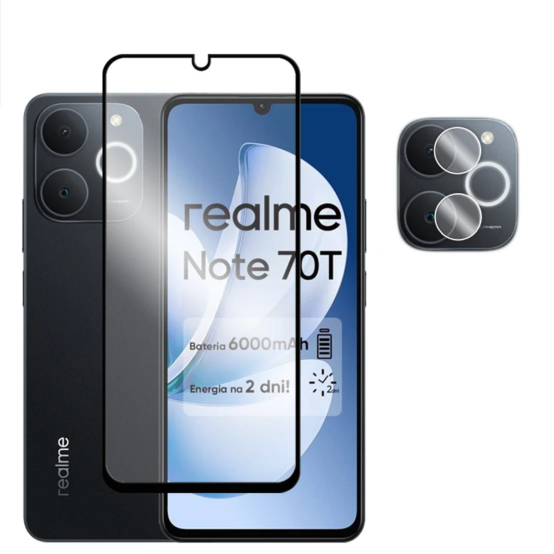 6-in-1 Tempered Glass Screen and Lens Protector Set with 2.5D Full Coverage