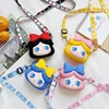 Cute Wallet Kawaii Princess Crossbody Bag Silicone Coin Purse Waterproof Shoulder Bag Cartoon Wallet for Teen Girls Women 1