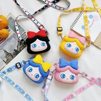 Cute Wallet Kawaii Princess Crossbody Bag Silicone Coin Purse Waterproof Shoulder Bag Cartoon Wallet for Teen Girls Women 1