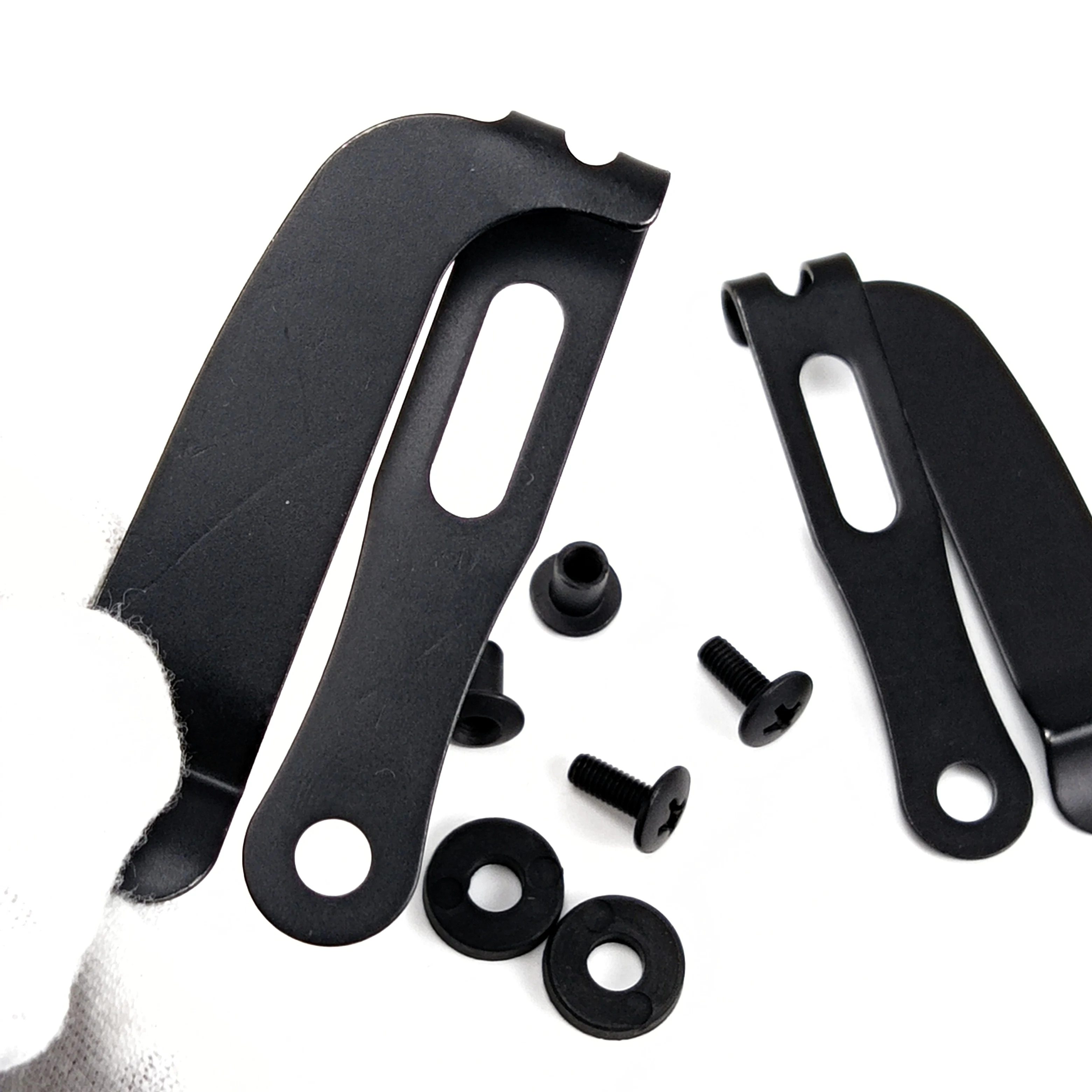 1piece Stainless Steel KYDEX IWB HOLSTER CLIPS K Sheath Waist Clip Accessories Knife Scabbard Back Clip KYDEX Carrying Belt Clip