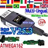 2025 V25.3 For VaG COM 23.11/24.7 Popular Vc-ds Francais He-x V2  FOR V-W/ADI/Skd Seat Vag French English Atmega162+16V8 ToolS 1