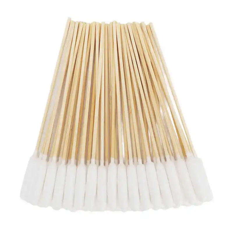 100Pcs Dog Cat Cotton Buds Professional Dirt Removal Bamboo Stick Cotton Swabs for Cleaning Dogs Ears 3