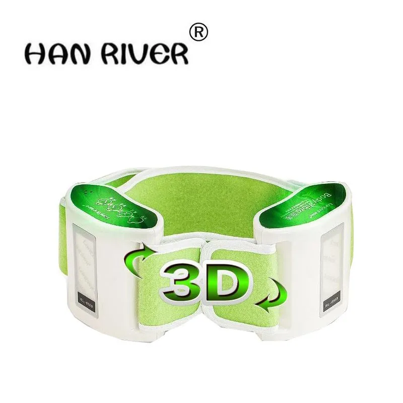 For household electric dawdler fitness vibration massager machine spiral beauty care massage belt