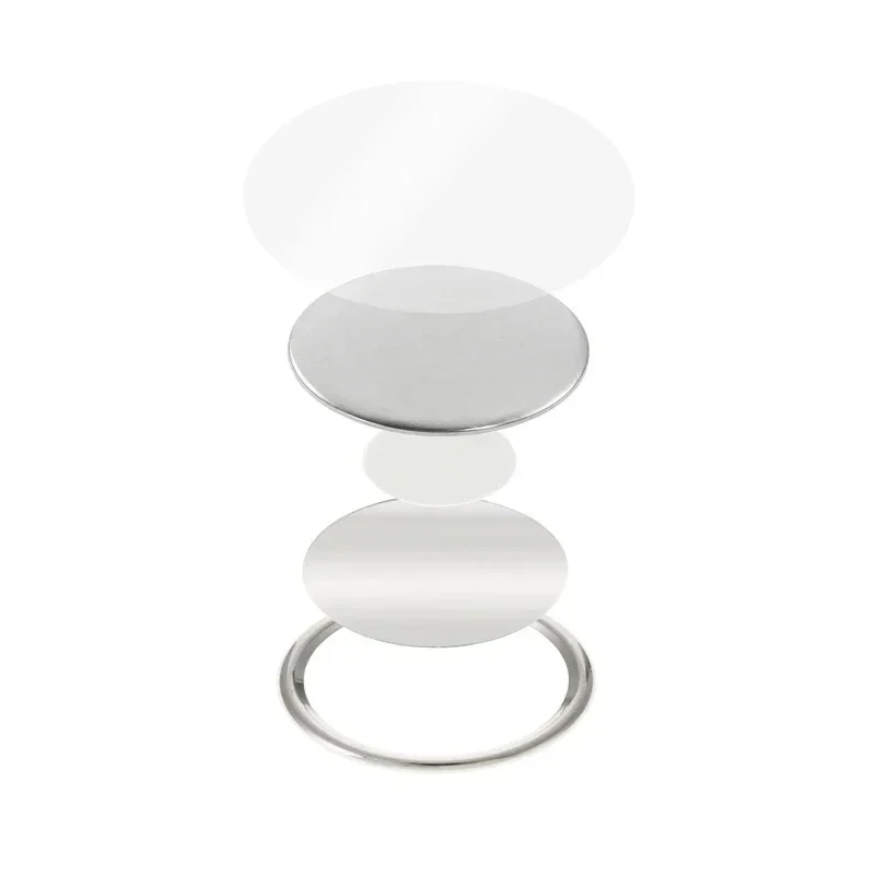 100PCS 58mm DIY Making Mini Tinplate Mirror Parts Portable Pocket Mini Round Mirror for Badge Button Maker DIY Accessories badge parts button making supplies