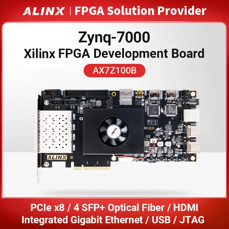 Scheda Di Sviluppo Alinx Xilinx Zynq-7000 Soc Fpga Ax7Z100B Xc7Z100