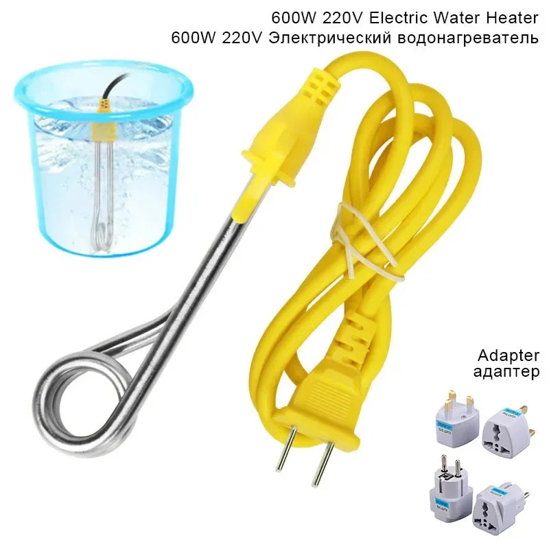 

Instantaneous water heater Electric Water Heater 600W 220V Mini Boiler for Kitchen Bathroom Swimming Pool Travel Portable
