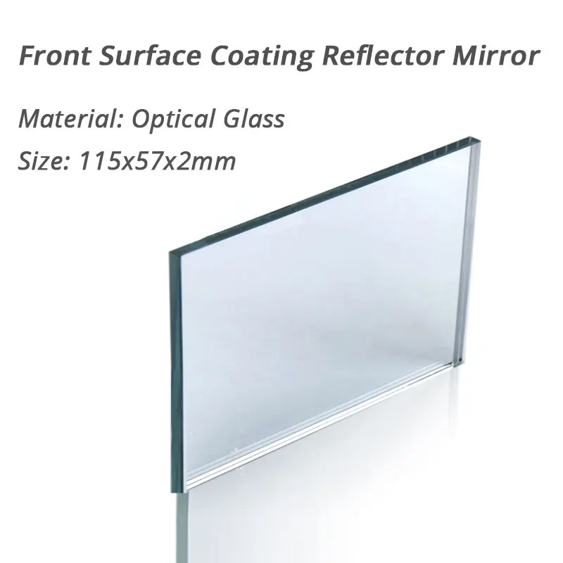 2pc First Reflecting Surface Reflector Mirror 115x57x2mm Optical Front