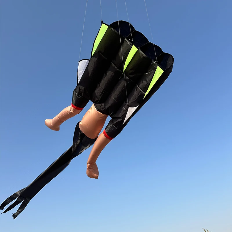 3D Inflatable Soft Kite 0.6 * 2M Fun Beach Professional Kites Easy To Fly Tear Resistant Holiday Gift with Kite String Moscas 6