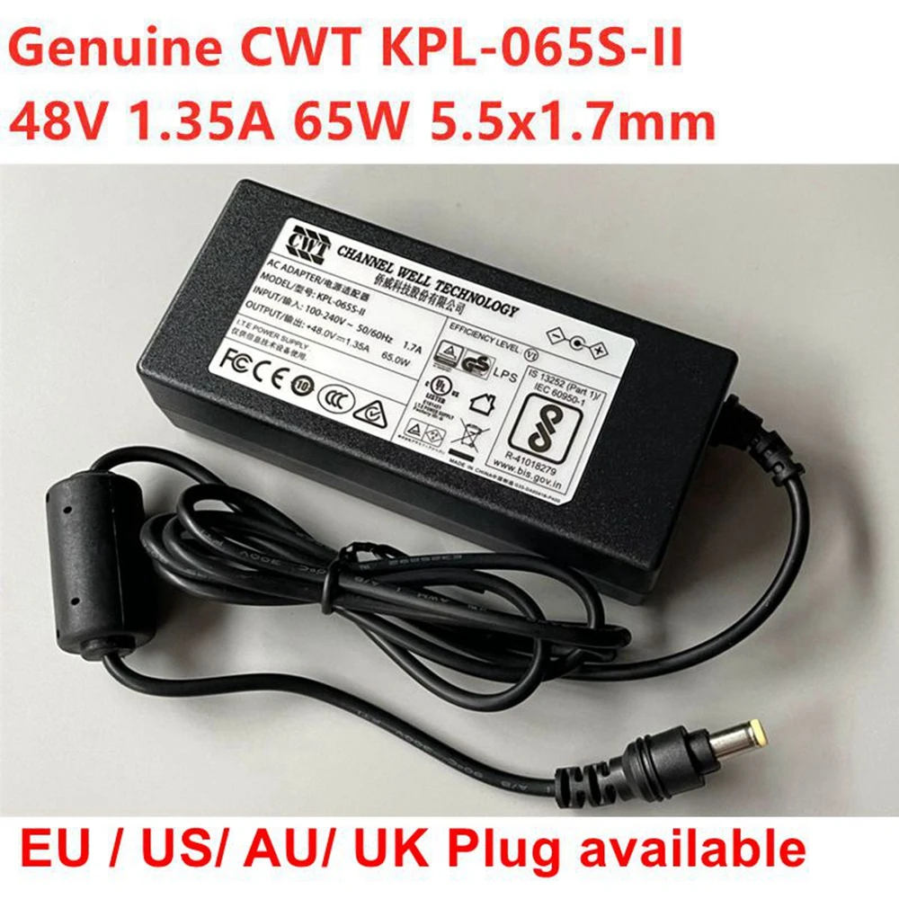 Alimentatore 48V 1.36A 65W Per Videoregistratore Hikvision MSP-Z1360IC - Adattatore AC/DC