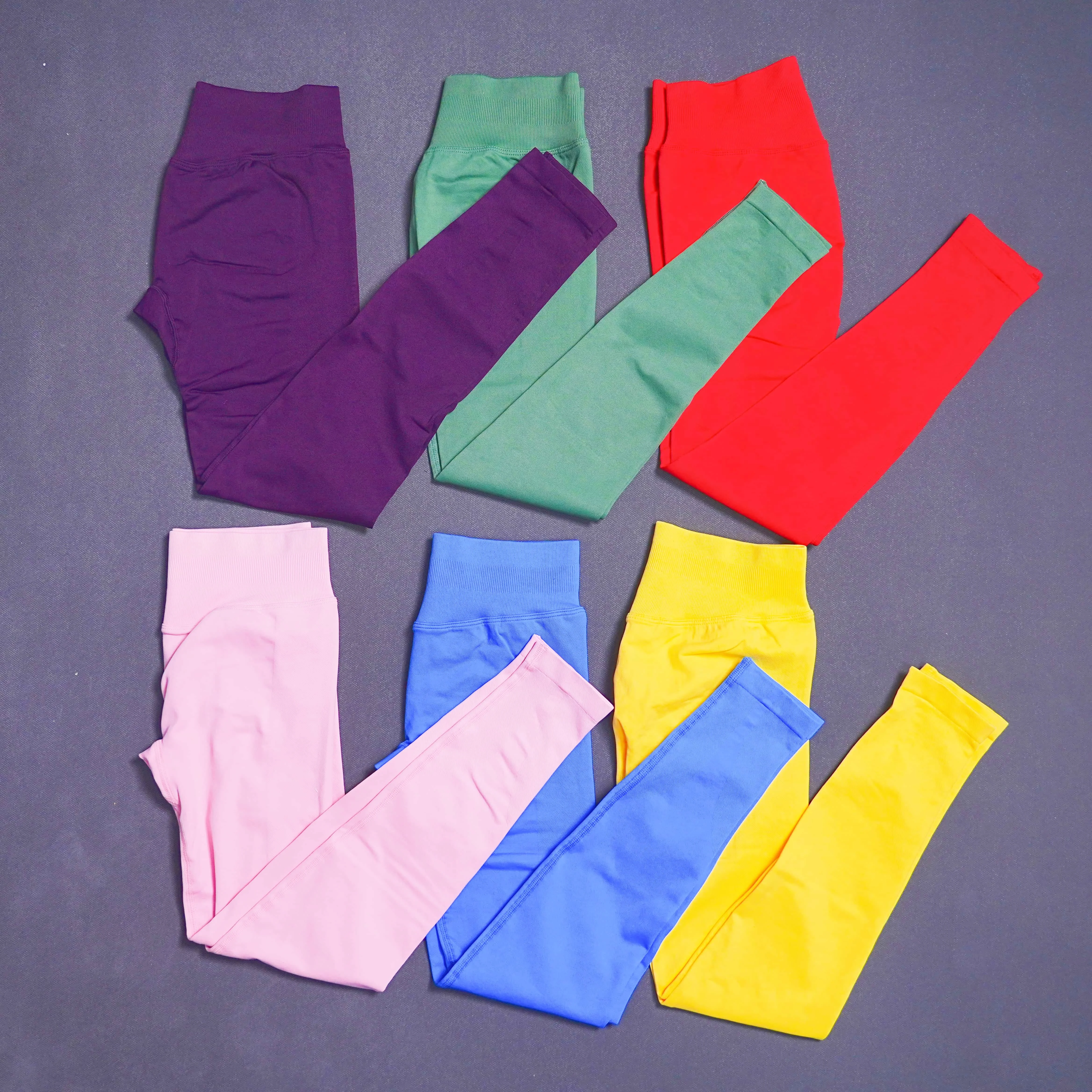 026 New Women Seamless Yoga Leggings High Waist Hip Lifting Tight Pants Breathable Compression Fitness Gym Running Workout Wea 3