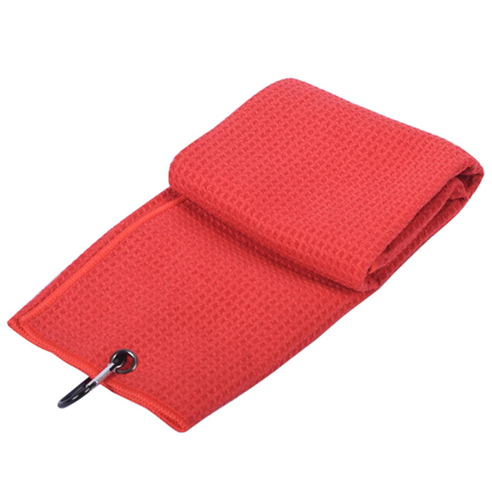 Description Picture 6 of itemGolf Waffle Towel Microfiber Fabric With Heavy Duty Hiking Buckle Designed For Golf Enthusiasts 40X60