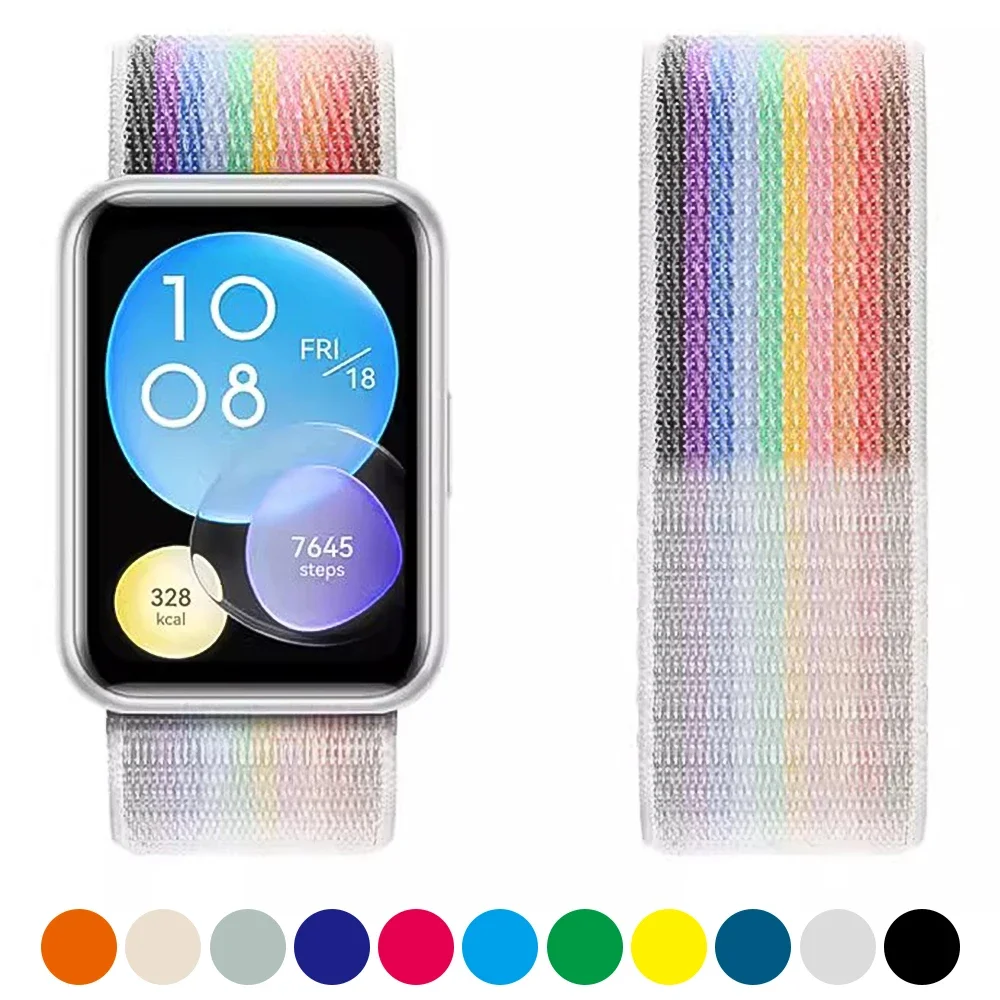 Nylon Sport Loop Band for Smartwatch - Durable Replacement Wristband Bracelet