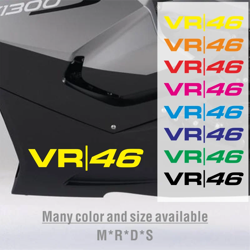Cool Racing Vr46 Casco Moto Adesivo Fai Da Te Per Shoei Kyt Hjc Cool Decalcomania Riflettente Per Yamaha Tmax Honda Cbr Kawasaki Ninja
