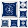 Dark Blue Nautical Series Pillowcase 50*50 Home Decoration Sofa Decoration Pillowcase 60*60 Cushion Cover 40*40 Customizable 1