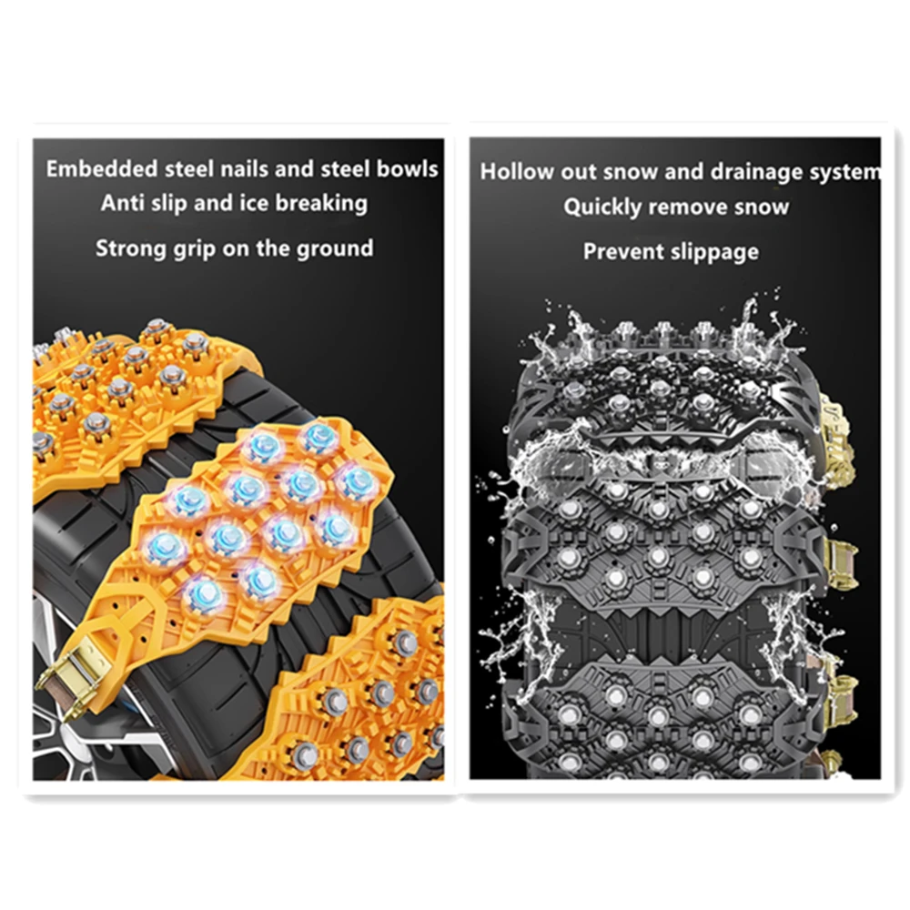 NIUDIWEI Snow chain car snow chains off road wheel for cars Urethane wheels Car anti-skid