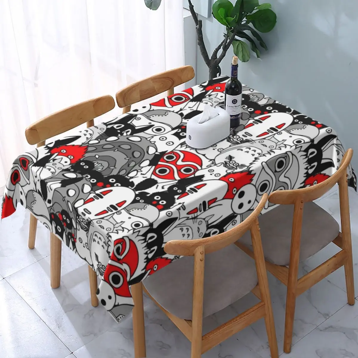 Yourtablecloth Robuste Tischdecke Aus Vinyl Mit Flanell-Rückseite